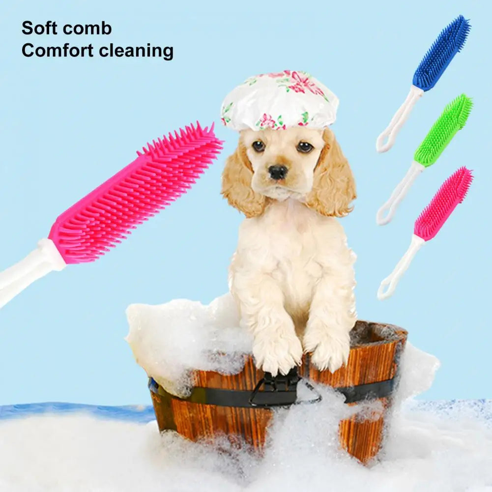 Pet Bathing Brush with Long